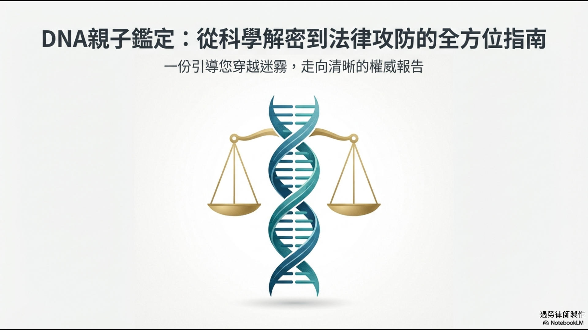 DNA親子鑑定指南封面
