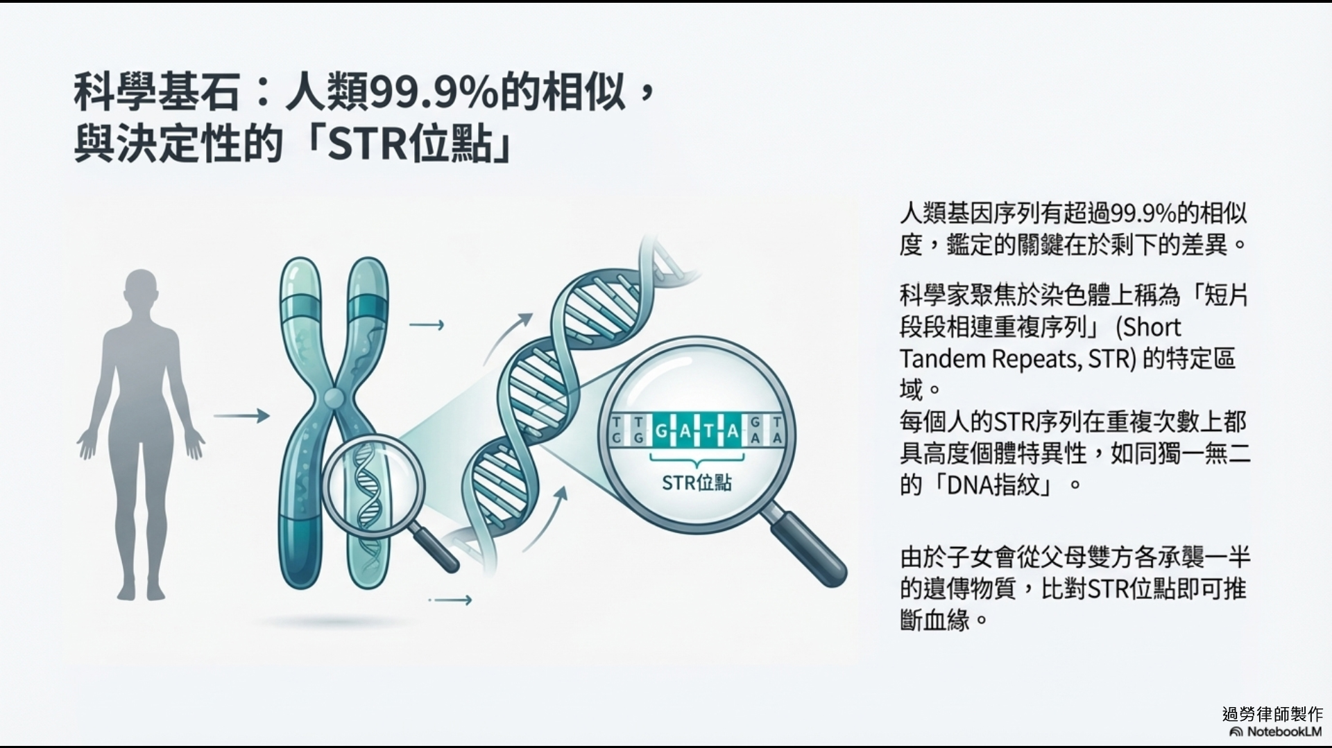 科學基石：STR位點原理